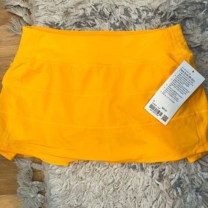 NWT Lululemon Pace Rival Skirt Regular-Clementine